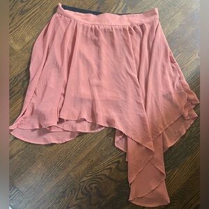 mauve skirt sz L